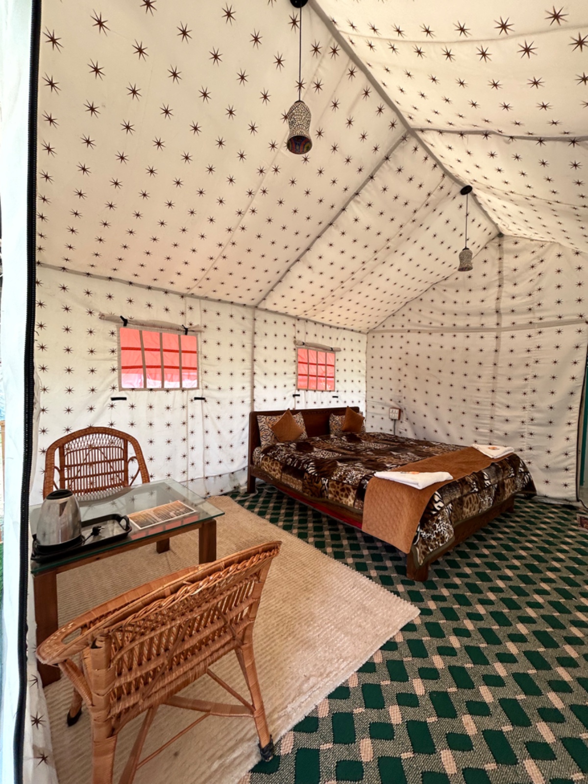 The Posh Camps Kashmir - snow peaks